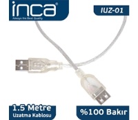 INCA USB to USB Uzatma Kablo 1.5MT IUZ-01 